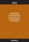 Consolidated Canada Business  Corporations Act and Regulation