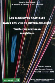 Mobilités spatiales dans les villes intermédiaires : Territoires,