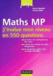 MATHS MP jevalue mon niveau 550 questions