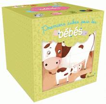Premiers cubes pour les bébés : Les animaux de la ferme