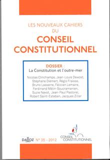 Nouveaux cahiers du conseil constitutionnel