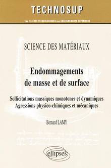 Science des matériaux : Endommagement de masse et de surface