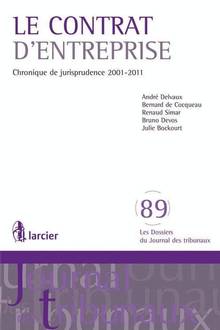 Contrat d'entreprise : Chronique de jurisprudence 2001-2011