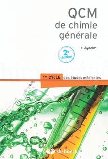 QCM de chimie générale 2e edition