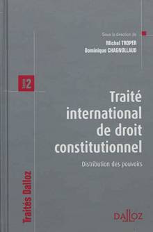 Traité international de droit constitutionnel : Distribution des