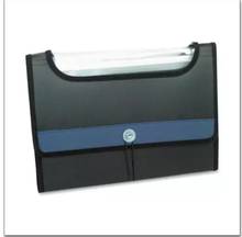 --Classeur expansible Winnable    13 Pochette   Windowfile™, lettre,  33cm x 24.1cm,  Noir avec accents Bleus 201WF-12-AD