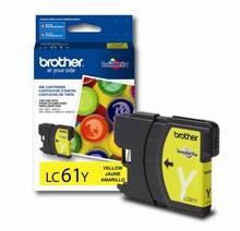 Cartouche Brother LC61YS - 325 Pages - Jaune