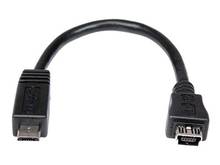 Adaptateur Startech - Micro USB (M) vers Mini USB (F) - 6 pouces