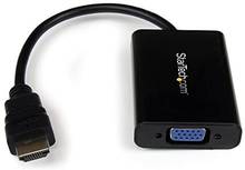 Adaptateur Startech - HDMI (M) + Micro USB vers VGA (F) + Mini-jack 3.5mm - Avec Audio