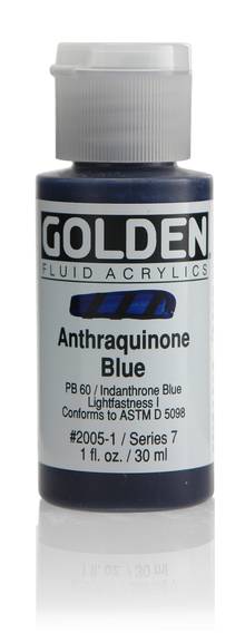 Acrylique Golden Fluide 30 ml/1 oz Anthraquinone bleu PB60