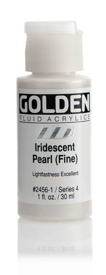 Acrylique Golden Fluide 30 ml/1 oz Perle iridescent, (fin)