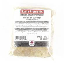 Résine de dammar 113g(1/4 lb) KAMA Pigments