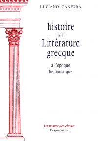 Histoire de la littérature grecque à l'époque hellénistique