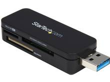 Lecteur de carte Startech - Carte SD - MMC - Micro-SD - USB 3.0 - Noir