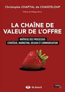 Chaîne de valeur de l'offre : Maîtrise des processus stratégie, marketing, design et communication