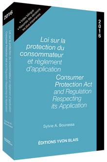Loi sur la protection du consommateur et règlement d'application 2016