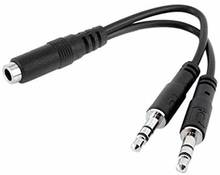 Câble répartiteur Startech - 1x 3.5mm Mini-Jack 4 positions (F) vers 2x 3.5mm Mini-Jack 3 positions (M) - Pour microphone et audio séparé