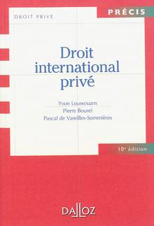 Droit international privé : 10e édition