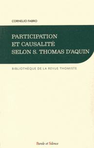 Participation et causalité selon saint Thomas d'Aquin 