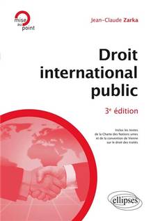 Droit international public, 3e édition 