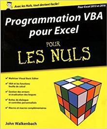 Programmation VBA pour Excel 2013 et 2016 pour les nuls