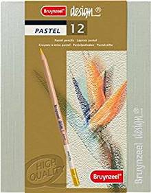Ensemble de 12 crayons Pastel Bruynzeel