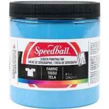 Encre sérigraphie textile Speedball #4551 237ml Bleu Paon