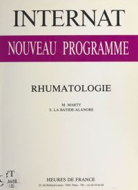 Internat, nouveau programme : Rhumatologie