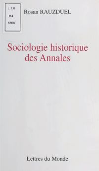 Sociologie historique des Annales