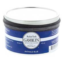 Encre à gravure Gamblin (Relief) Bleu Phtalo175ml