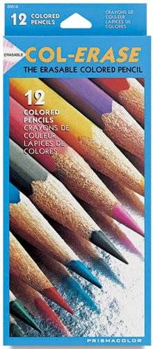 Crayons de couleur effaçables Primacolor Col-Erase ensemble12