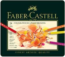 Crayons de couleur Polychromos Faber-Castell - boîte de 24