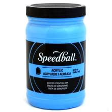 Encre sérigraphie textile Speedball #45754 946ml Bleu fluo