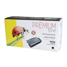 Toner compatible Premium Tone OP Brother TN450 (TN-450) - Noir - 2600 pages