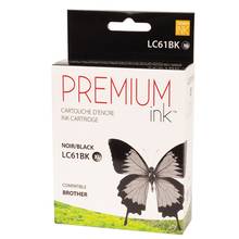 Cartouche compatible Premium Ink Brother LC61BK | LC65BK - Noir - 900 pages