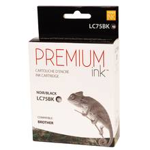 Cartouche compatible Premium Ink Brother LC75BK XL - Noir - 600 pages