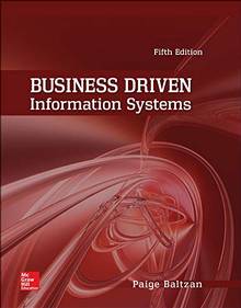 Business-Driven Information Systems 5th edition