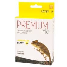 Cartouche compatible Premium Ink Brother LC75YS XL - Jaune - 600 pages