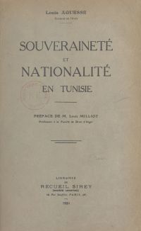 Souveraineté et nationalité en Tunisie