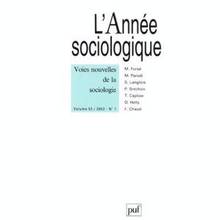 Revue L'Année sociologique, v. 52, no 01, 2002
