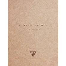 Cahier à dessin piqûre textile Flying Spirit 10,5cm x 14,8cm