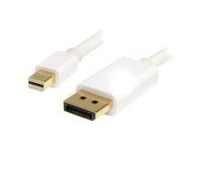 Câble Startech - Mini DisplayPort (M) vers DisplayPort (M) - 4k - 6 pieds - Blanc