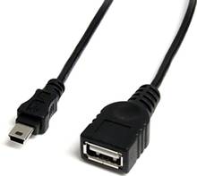 Câble Startech - USB-A (F) vers Mini USB-B (M) - 1 Pied 