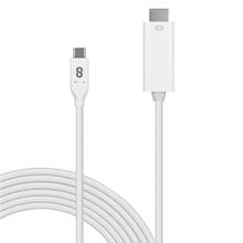 Câble LOGiiX - USB-C (M) vers HDMI (M) - 4k - 10 pieds - Blanc