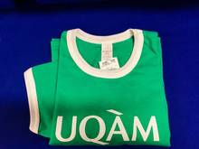 T-shirt XS UQAM SCIENCES VERT Kelly/Blanc l  81/55