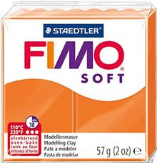 Pâte à modeler Fimo Soft 57g Mandarine