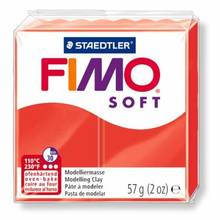 Pâte à modeler Fimo Soft 57g Rouge indien