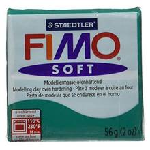 Pâte à modeler Fimo Soft 57g Émeraude