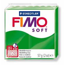 Pâte à modeler Fimo Soft 57g Vert tropical
