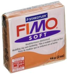 Pâte à modeler Fimo Soft 57g Cognac